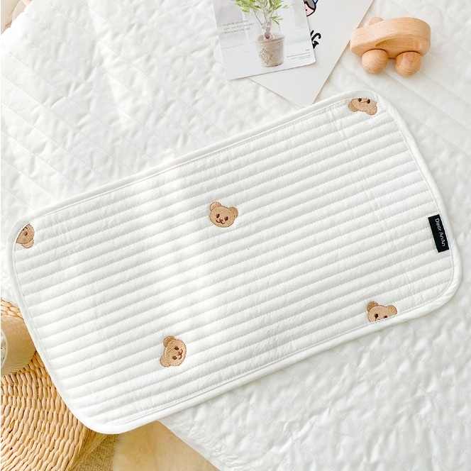 Tấm lót gối đầu cho trẻ sơ sinh thoáng khí phong cách Hàn Quốc Dear AnAn