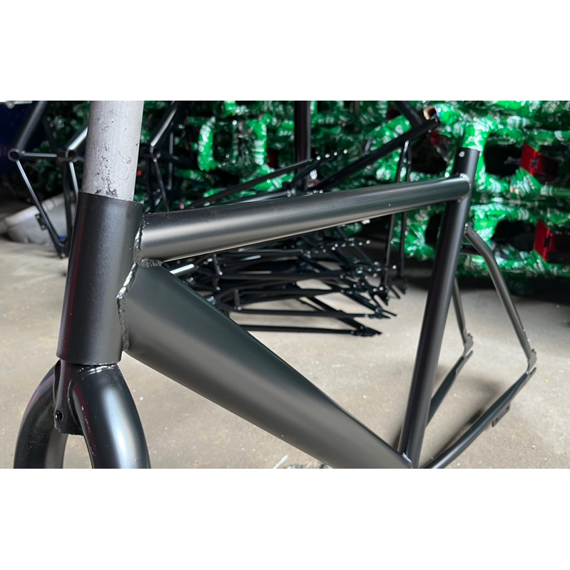 Khung xe đạp Fixed Gear Đen mờ