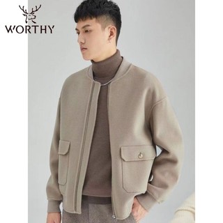 Áo khoác dạ nam đẹp cổ tàu dài tay phong cách lịch lãm đẹp