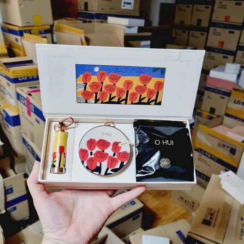 Set Cushion OHui và son - Quà tặng 20/10 siêu đỉnh