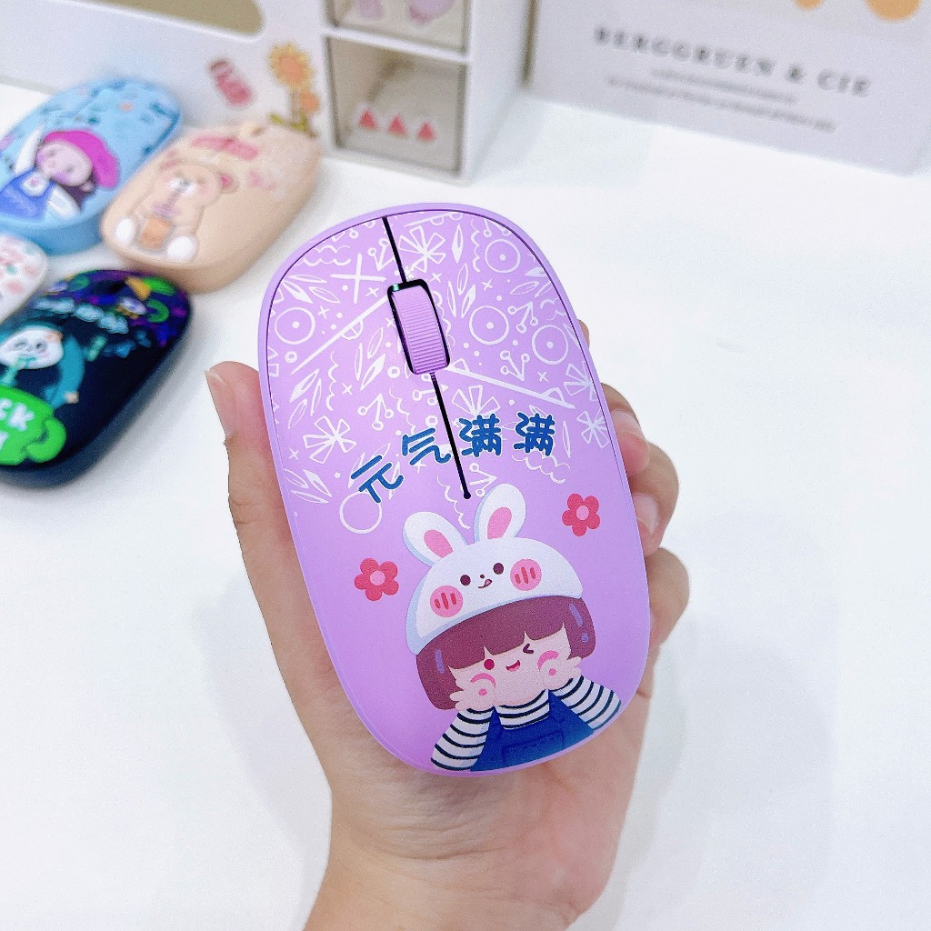 Chuột không dây kết nối bluetooth T9 kute nhiều hình