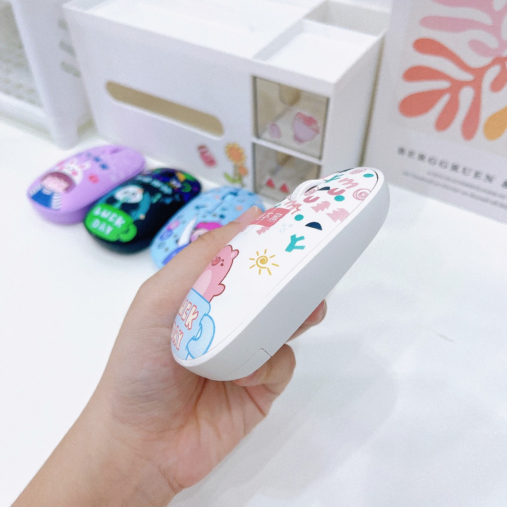 Chuột không dây kết nối bluetooth T9 kute nhiều hình