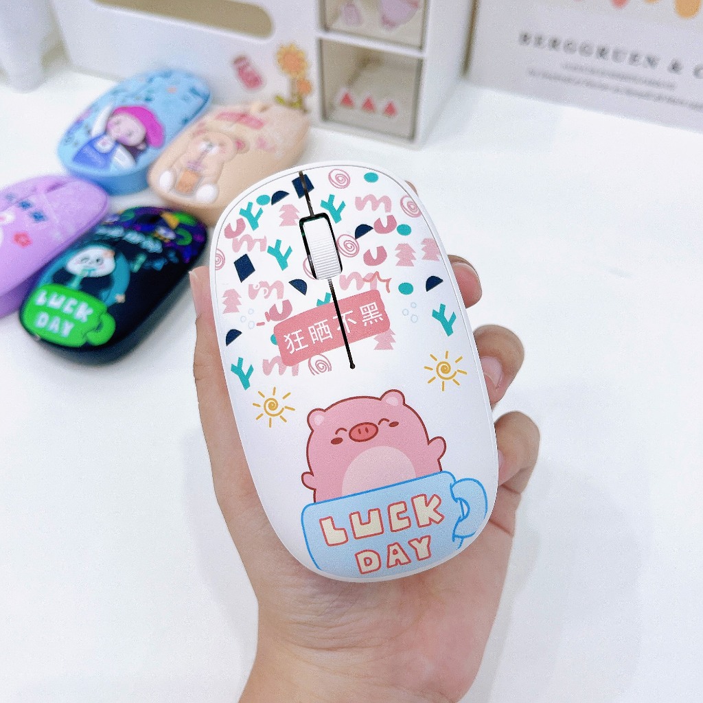 Chuột không dây kết nối bluetooth T9 kute nhiều hình