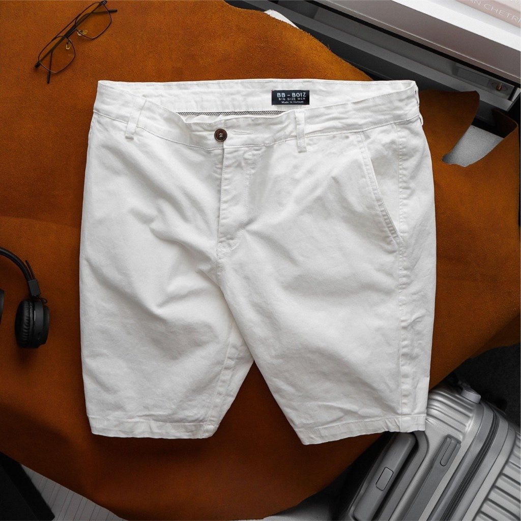 Bigsize - Quần Short kaki BB - Boiz nam form bigsize 80kg - 130kg - cách điệu lưng quần KK37/38/39/40/41/42