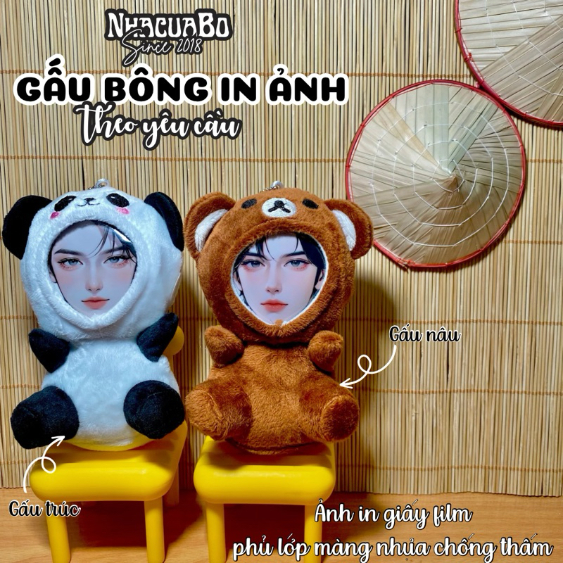 GẤU BÔNG IN ẢNH  _ NhacuaBo_since2018