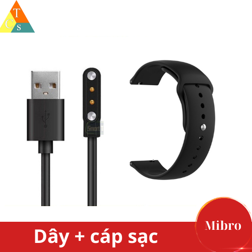 Dây Đeo Thay Thế Chất Liệu Silicon Màu Trơn Cho Mibro watch Lite 2 dây đeo silicone