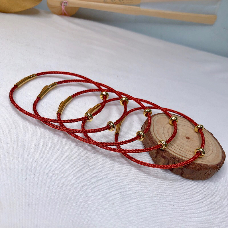 GIÁ SỈ - Vòng tay dây cáp mix charm 2mm, tặng kèm 2 chặn chốt titan