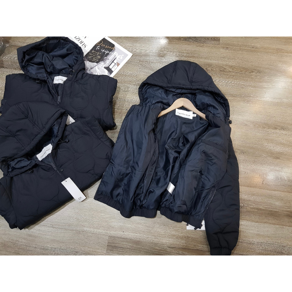 Áo khoác phao nữ CKlein Jeans hàng xuất dư xịn 2 màu