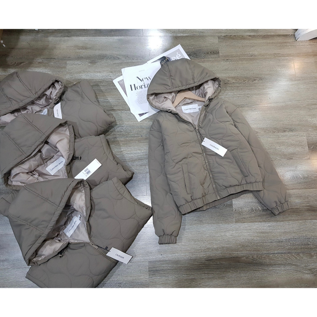 Áo khoác phao nữ CKlein Jeans hàng xuất dư xịn 2 màu
