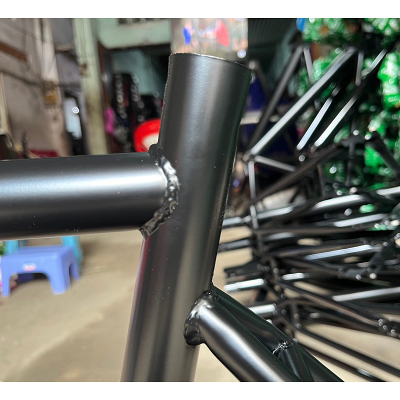 Khung xe đạp Fixed Gear Đen mờ