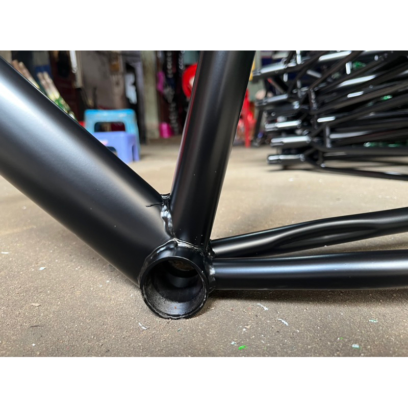 Khung xe đạp Fixed Gear Đen mờ