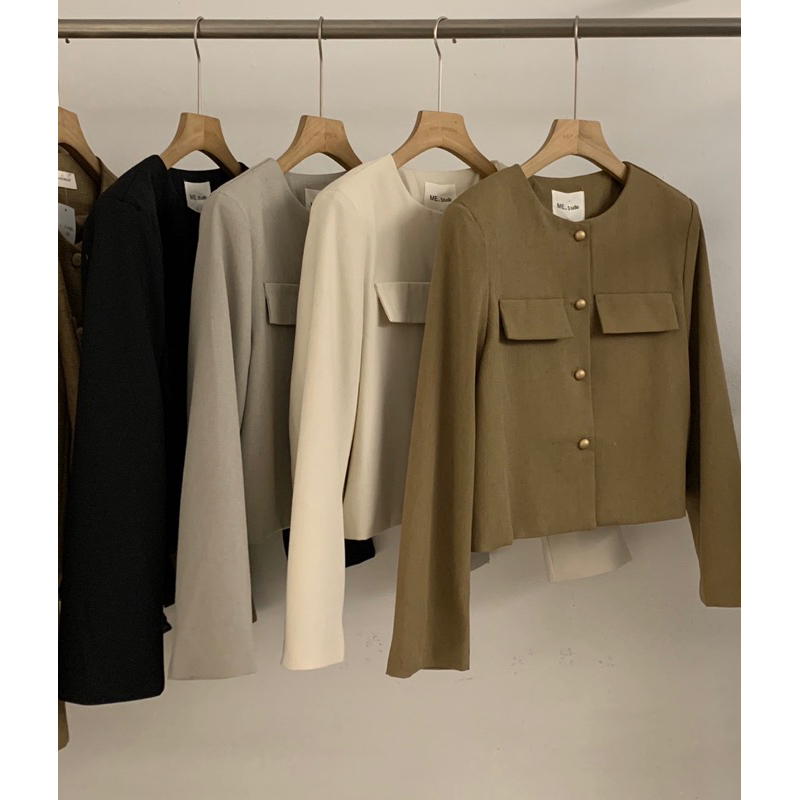 KAYY. Áo khoác nắp túi ngực _ K9010