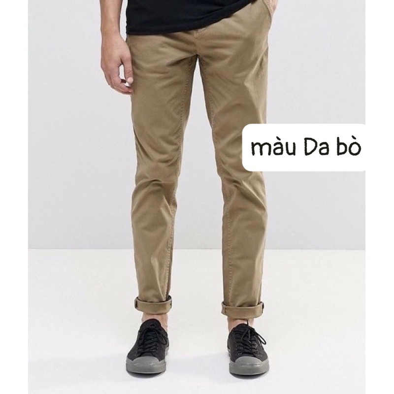 Quần dài Uniq kaki form slimfit chất vải mịn co giãn nhẹ