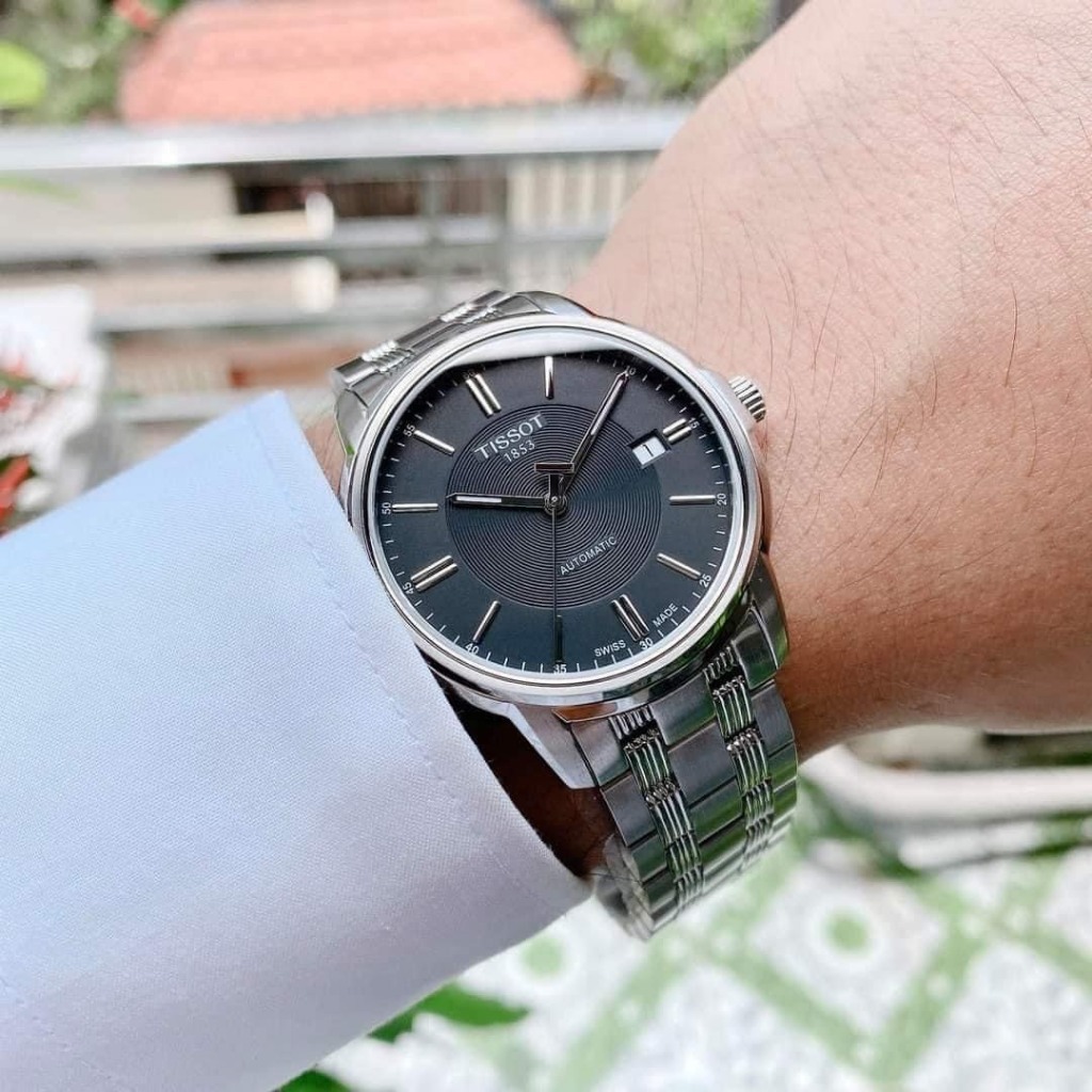 Đồng hồ nam dây thép Tissot Automatic III Date T065.407.11.051.00
