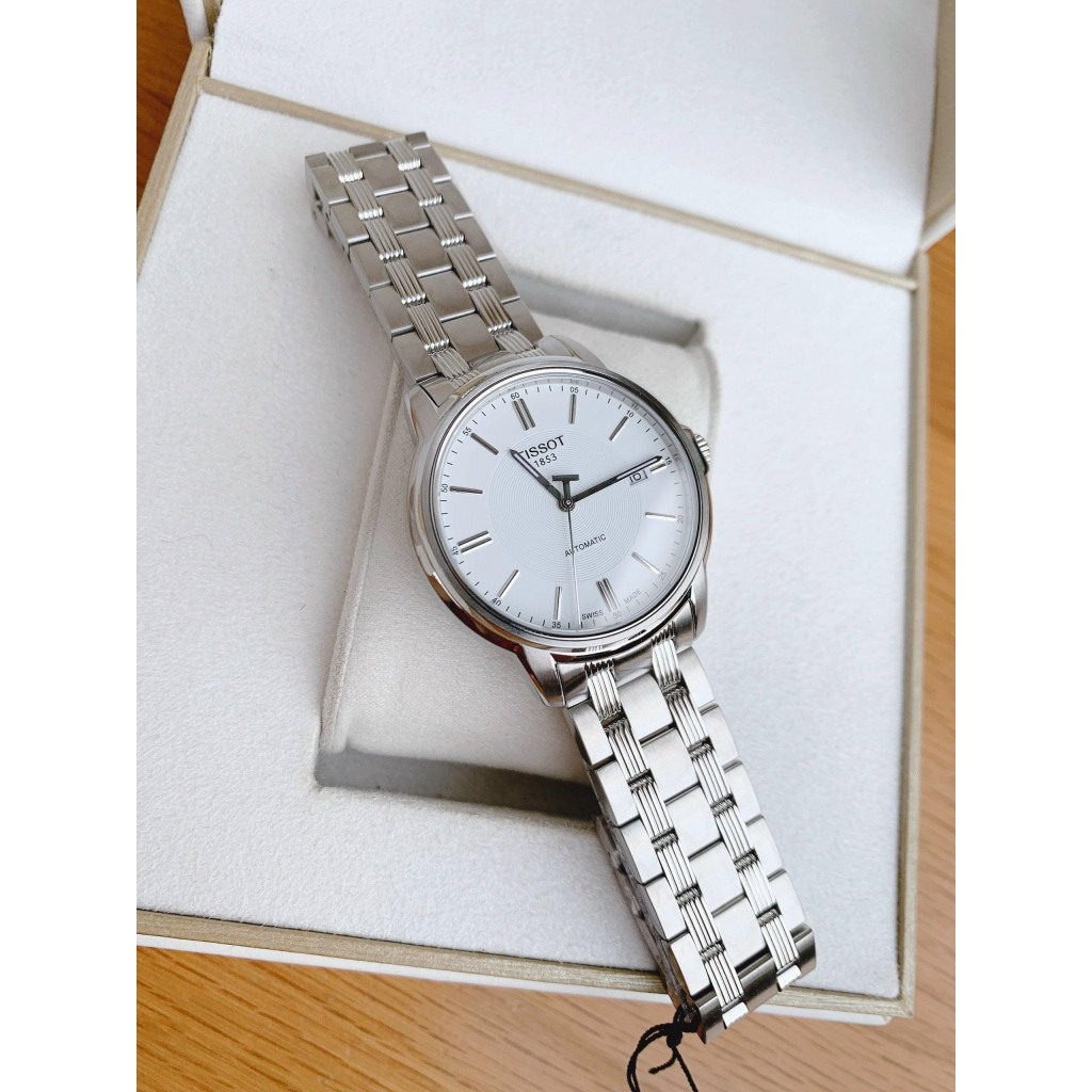 Đồng hồ nam dây thép Tissot Automatic III Date T065.407.11.031.00