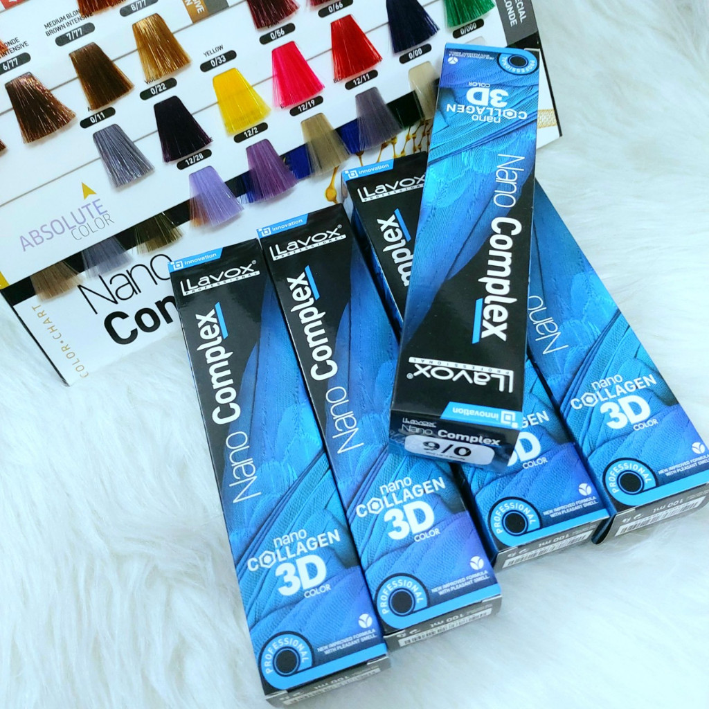 Thuốc Nhuộm Tóc Lavox Nano  100ml Đủ Màu - Không Kèm Oxy Trợ Nhuộm .