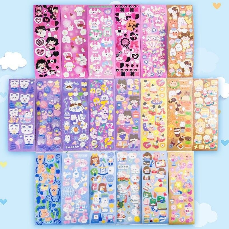 💥Siêu rẻ💥// Combo 100 tấm Sticker lấp lánh Blinh Blinh