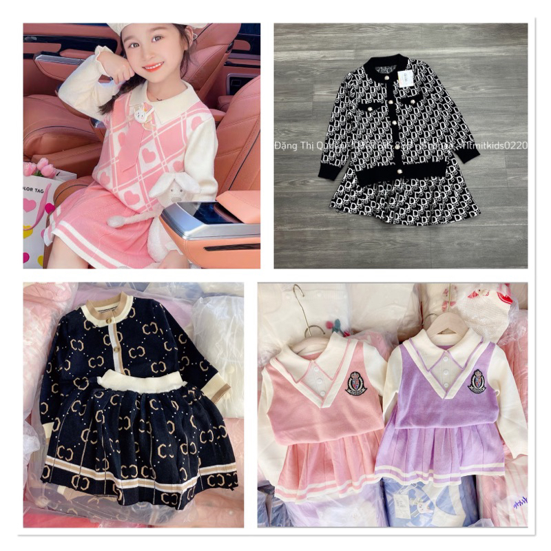 Set len bé gái QCCC 110-150