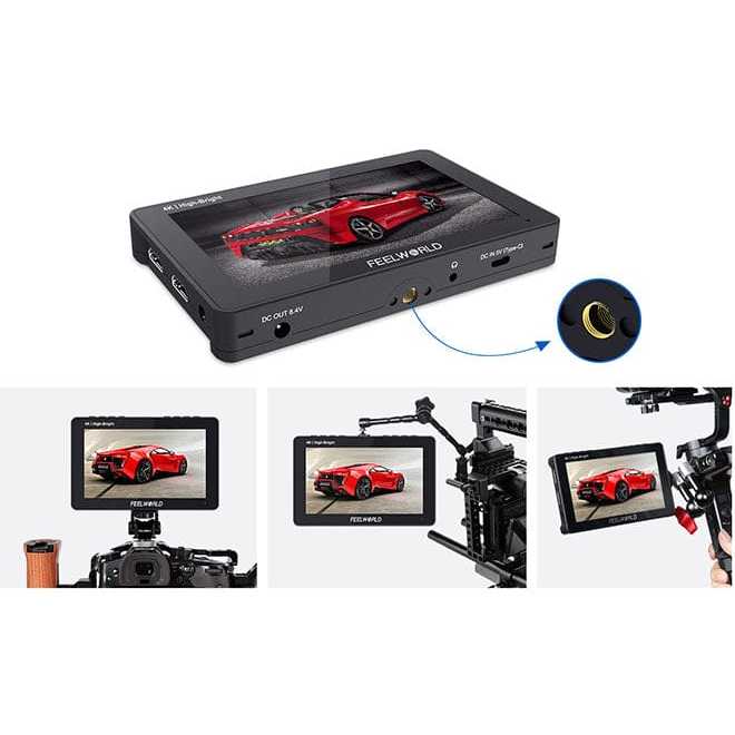 Màn Hình Monitor Feelworld F5 PROX 1600nit - IPS 5.5, Độ Phân Giải 1920x1080, Độ Sáng Cao, Backlight LED HL Studio