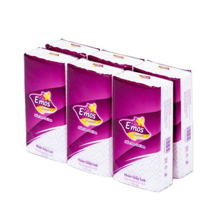 khăn giấy lụa emos 2 lớp 13 tờ, 3 lớp