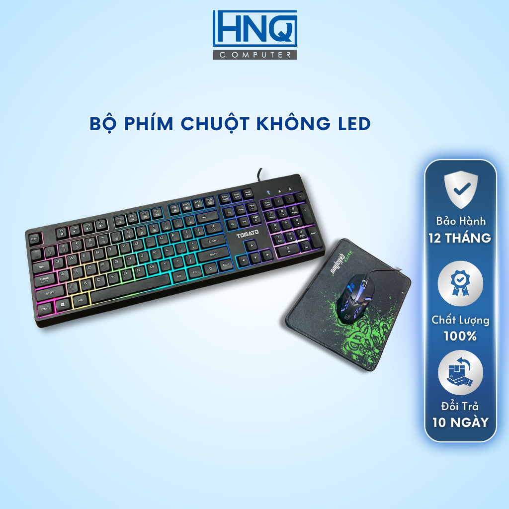 Bộ phím chuột loa combo cho máy tính văn phòng - HNQ Computer
