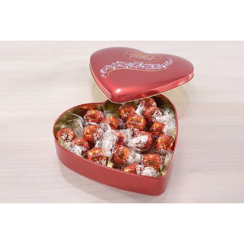 Socola Lindt lindor heart hộp thiếc 96g