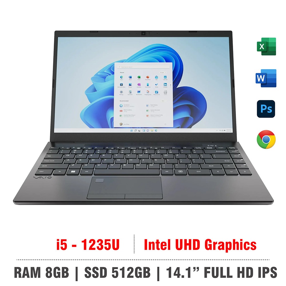 Laptop Sony Vaio I7-1255U | I5-1235U RAM 16GB | 8GB, SSD 1TB | 512GB đẹp, mỏng nhẹ