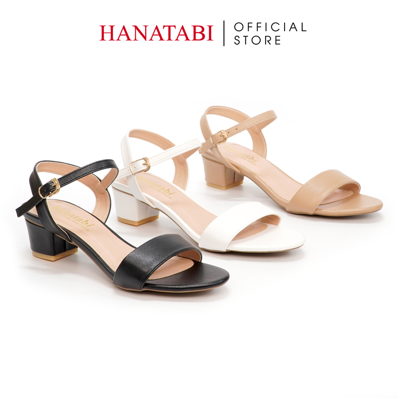Sandal Nữ Hanatabi Gót Vuông Cao 3cm Hậu C Đế TA Cao Cấp Chống Trơn Trượt Mã HNSDH3F169