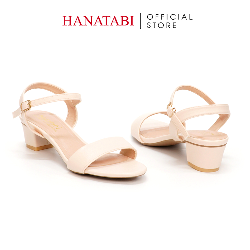 Sandal Nữ Hanatabi Gót Vuông Cao 3cm Hậu C Đế TA Cao Cấp Chống Trơn Trượt Mã HNSDH3F169