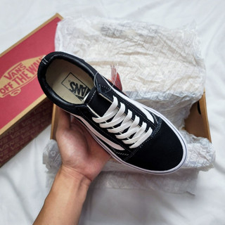 Giày Sneaker Vans Old Đen Đế Trắng