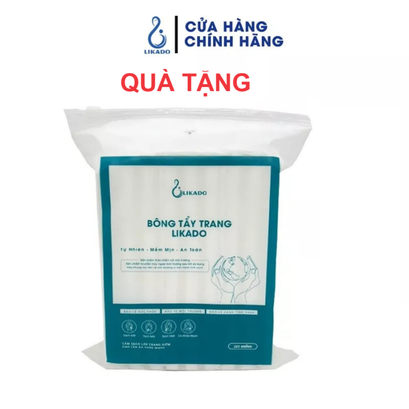 [QUÀ TẶNG KHÔNG BÁN ] Bông tẩy trang Likado 222 miếng kích thước 5*6cm