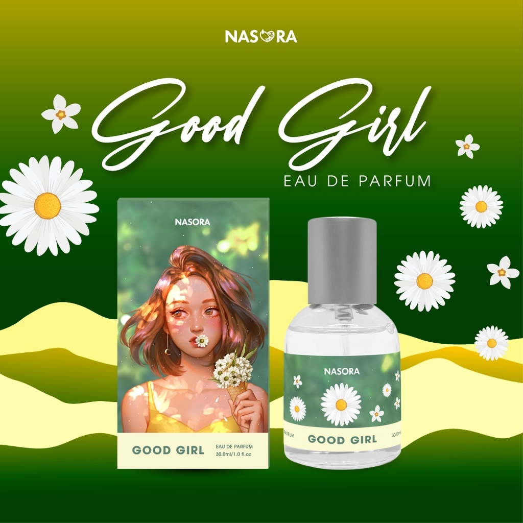 Nước Hoa Nữ GOOD GIRL Hương Thơm Ngọt Ngào, Trong Trẻo, Nguyên Liệu Từ Pháp, Dạng Xịt 30ML [BY NASORA]