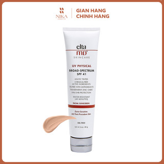 Kem chống nắng ELTA MD SPF41 vật lí, dịu nhẹ cho da dầu mụn, da nhạy cảm [Nika Cosmetics]
