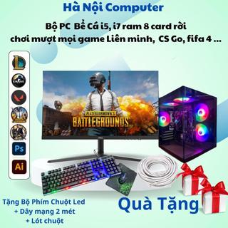 Bộ PC máy tính Core i5 i7 Ram 8g VGA GTX 7xx card rời chơi mượt Liên minh, Đột kích,fifa 4,Free fire,PUBG MB,GTA