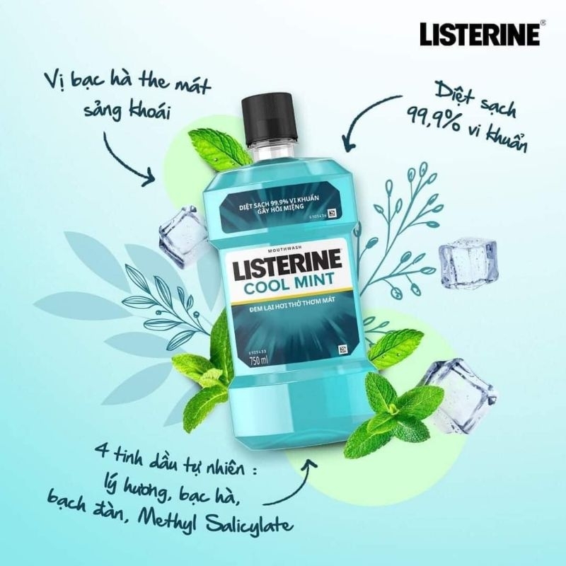 Nước Súc Miệng LISTERINE 250ML
