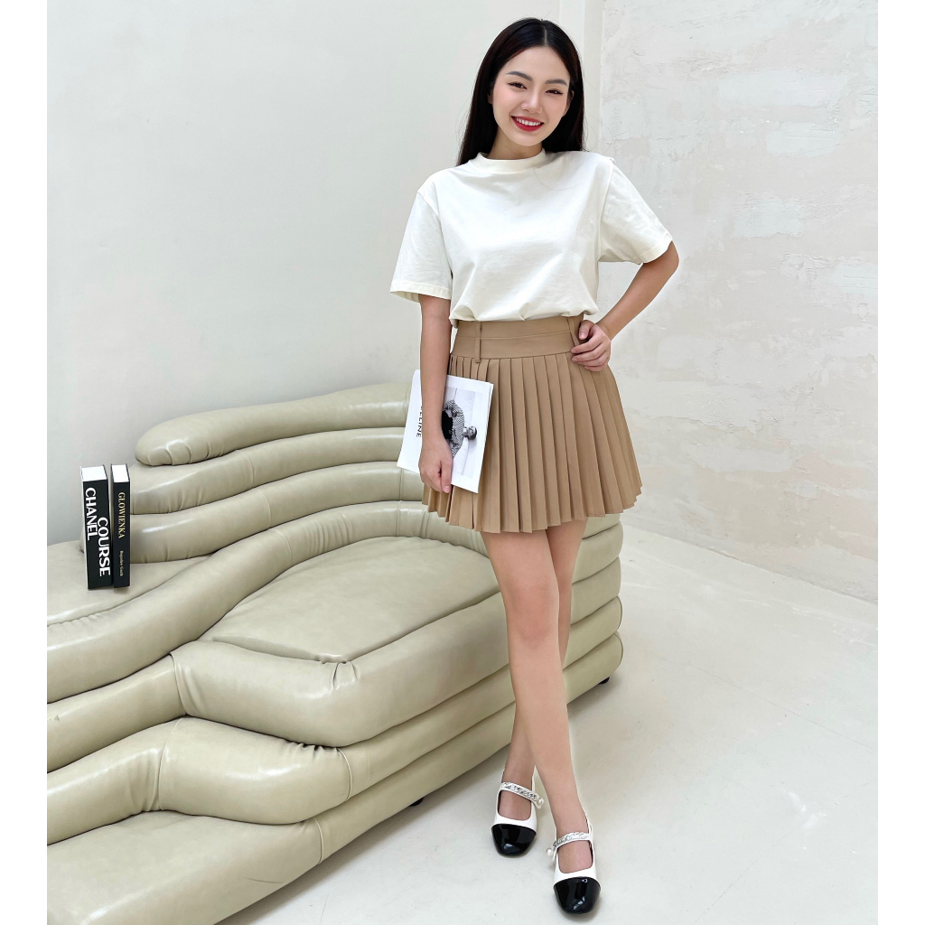 CHÂN VÁY QUẦN XẾP LY V48BR TINFOUR