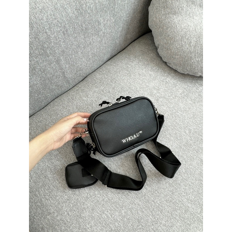 Túi Đeo Chéo W.H.O.A.U Cá Tính , Túi Đeo Chéo Hộp Cho Nam và Nữ , Túi Đeo Chéo hottrend