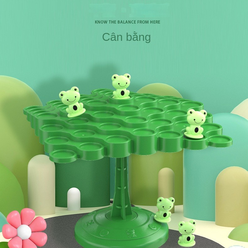 Đồ Chơi Xếp Hình Cây Cân Bằng Hình Chú Ếch Dễ Thương Cho Trẻ Em