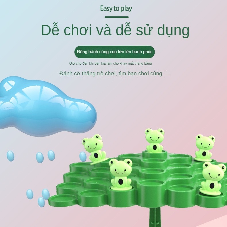 Đồ Chơi Xếp Hình Cây Cân Bằng Hình Chú Ếch Dễ Thương Cho Trẻ Em