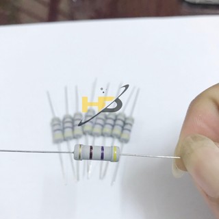 Combo 10 chiếc điện trở công suất 2w 470r 470 ohm loại tốt
