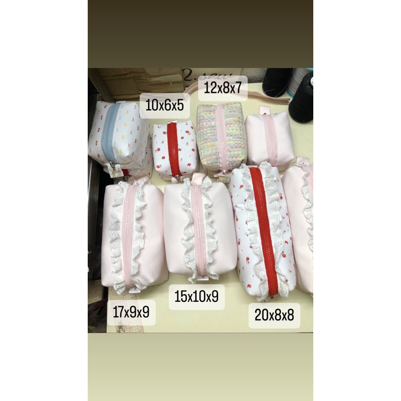TÚI ĐEO ĐỰNG ĐỒ MAKEUP, CÁ NHÂN CÓ DÂY ĐEO CHÉO - HANDMADE BY 1402.Sew 🌸