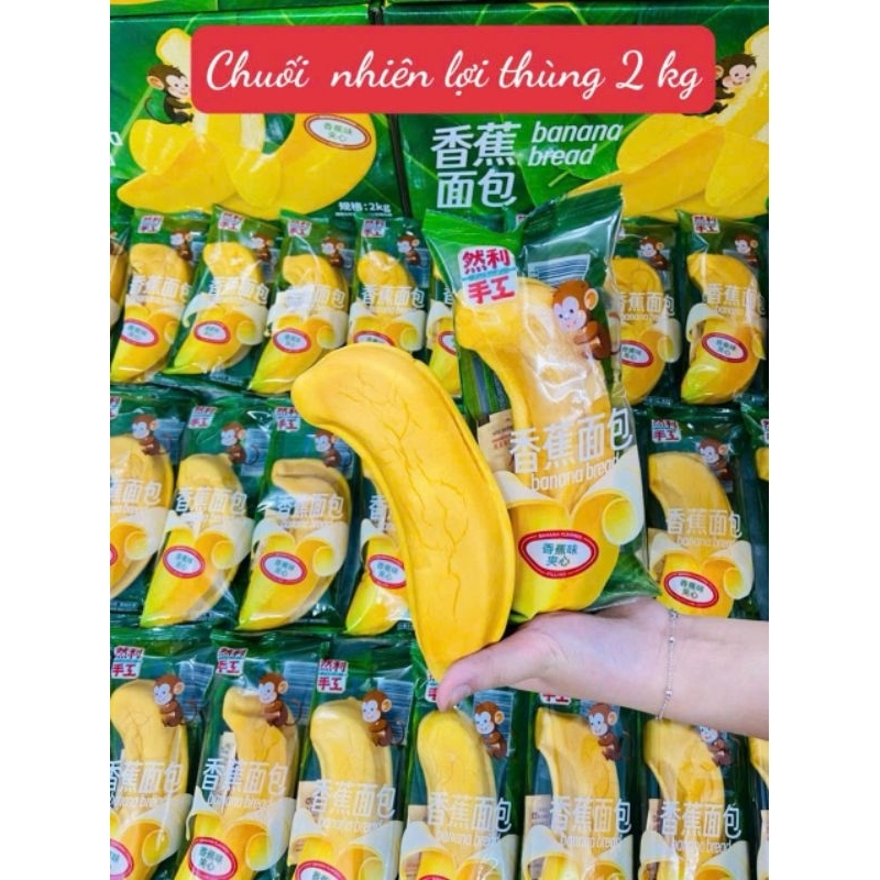 SỈ 2kg Bánh Bông Lan Chuối - Khoai Môn- Phomai- Hamburger siêu ngon hót hít Tik tok