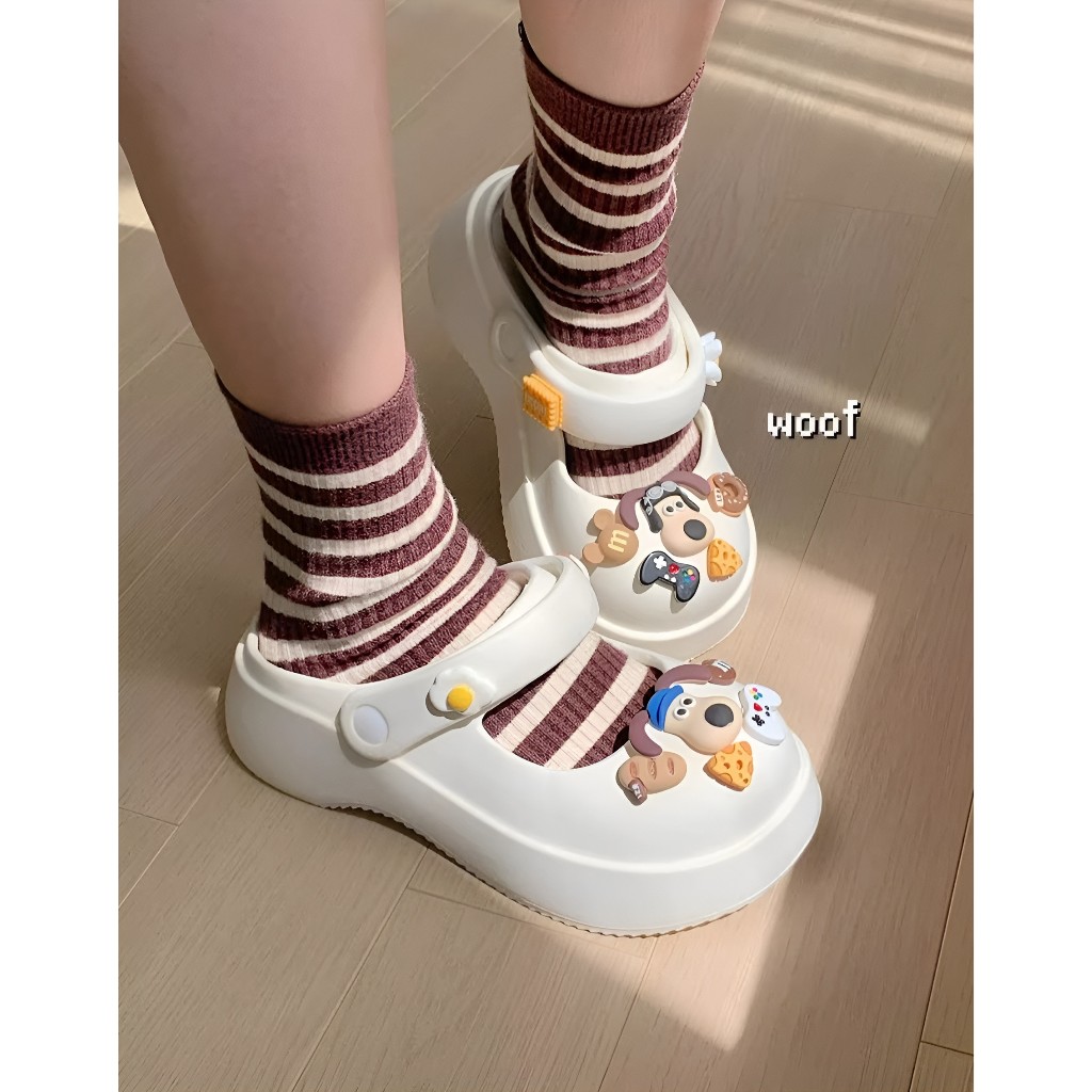 Dép sục nữ Pastel 2023 - Dép sục nữ đế cao 5cm