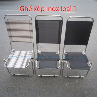Ghế Xếp Inox Cafe Du Lịch Câu Cá Đa Năng Mini giá rẻ LAGX01