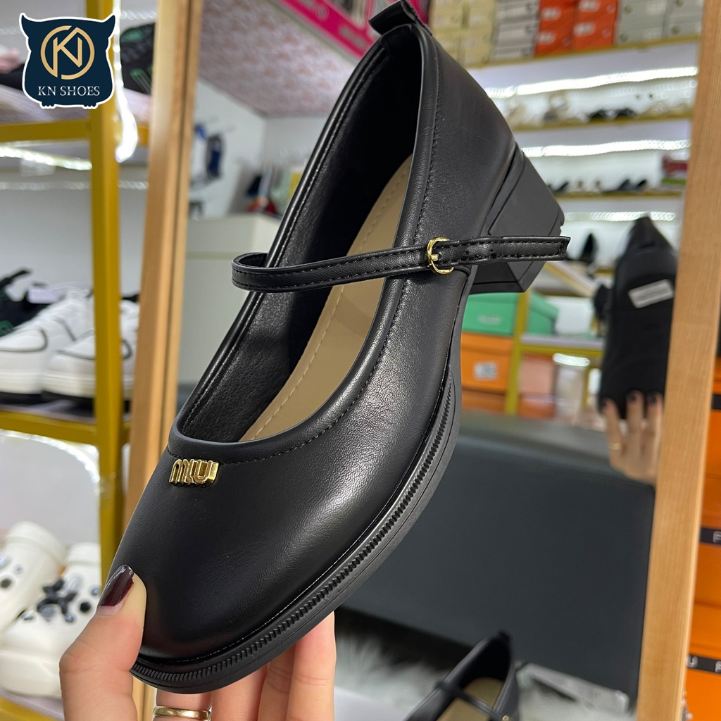 Giày Búp Bê Nữ, Lolita Đế Cao Chất Đẹp Hàng Quảng Châu, Phong Cách Hàn Quốc  2 Quai Chéo Tôn Chân Dễ Phối đồ