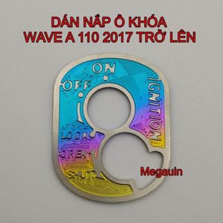 Logo titan dán ổ khoá wave a 110 sẵn keo dán 3M