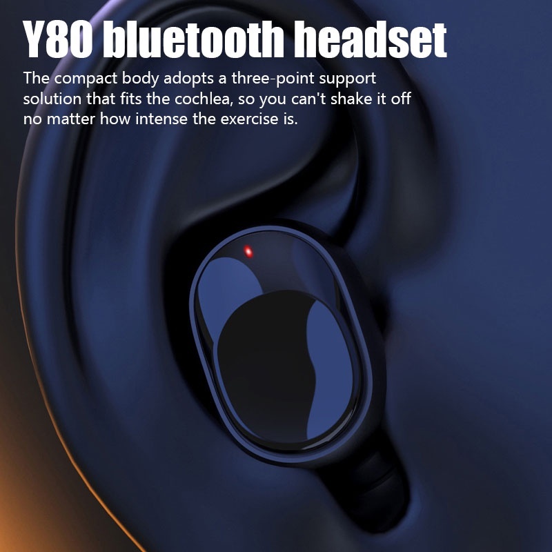 Y80 tws tai nghe tai nghe không dây 5.1 Tai nghe di động trong tai nghe bluetooth không thấm nước với tai nghe tai