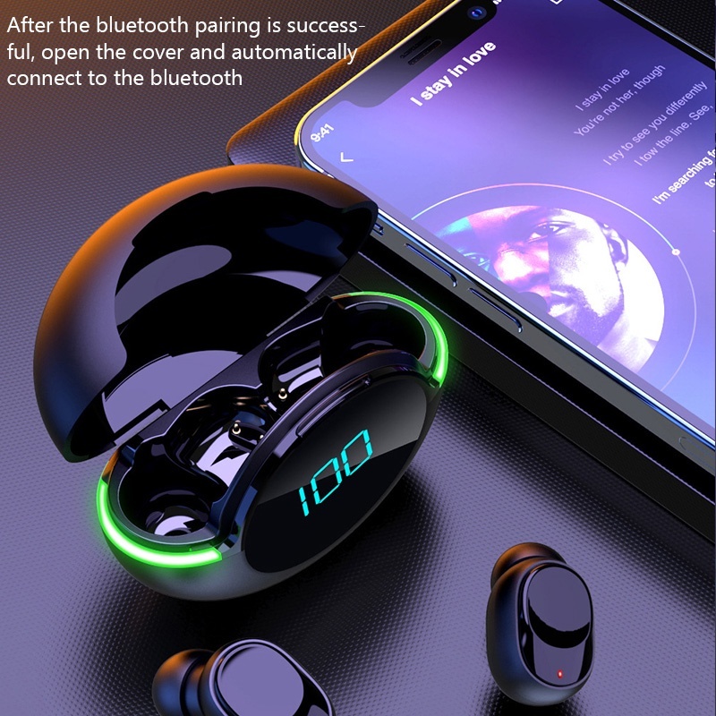 Y80 tws tai nghe tai nghe không dây 5.1 Tai nghe di động trong tai nghe bluetooth không thấm nước với tai nghe tai