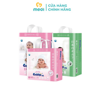 Bỉm Dán Quần GOLDGI X5 M60 L48 XL44 XXL32 Mẫu Mới Cho Bé Nội Địa Nhật