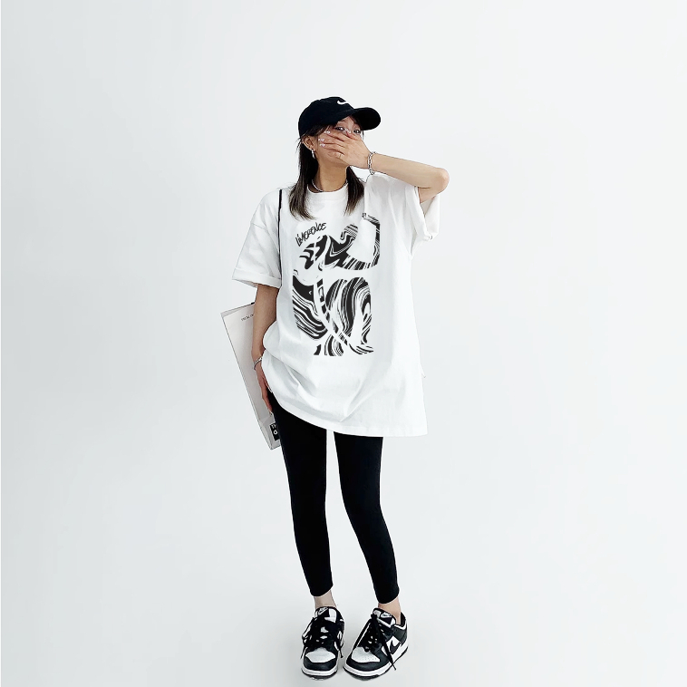 Áo thun form rộng LIMERENCE Basic lonely vải cotton cao cấp co giãn, dày dặn Local Brand